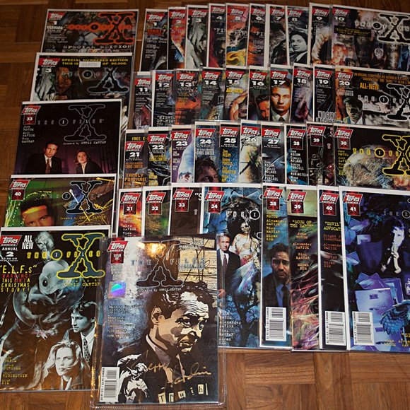 Topps Other The X Files Comic Book Collection Including Signed